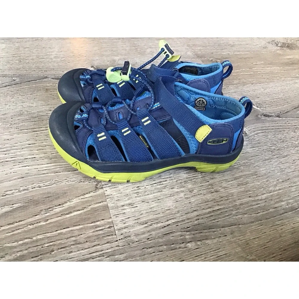 Keen Newport H2 Youth 2 Sport Sandals Blue Slip On Hiking Shoes Outdoor 1022847